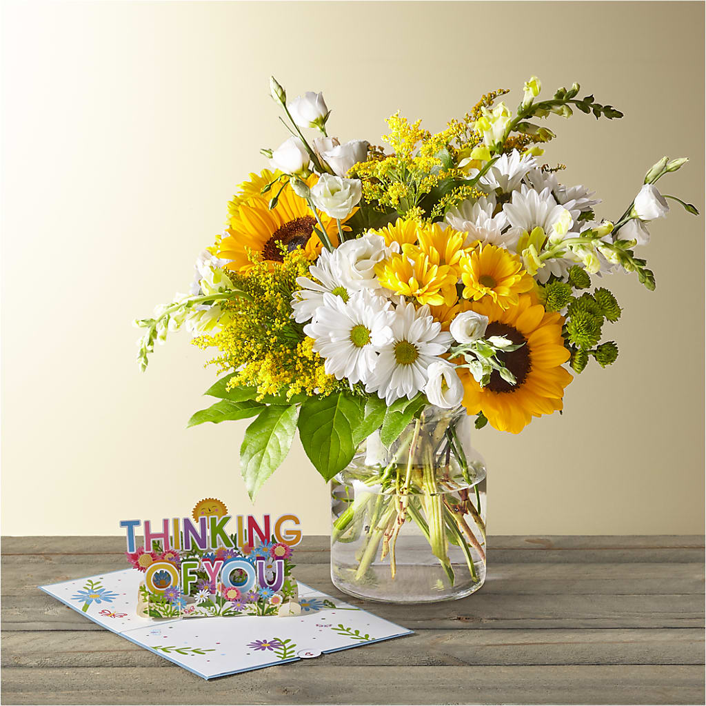 Hello Sunshine Bouquet & Lovepop® Pop-Up Card